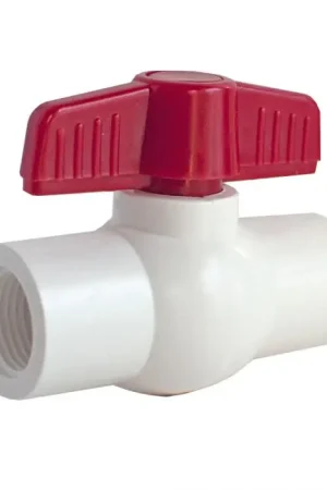 Soval 401-005T - 1/2" PVC Threaded Socket Ball Valve - NSF Premium