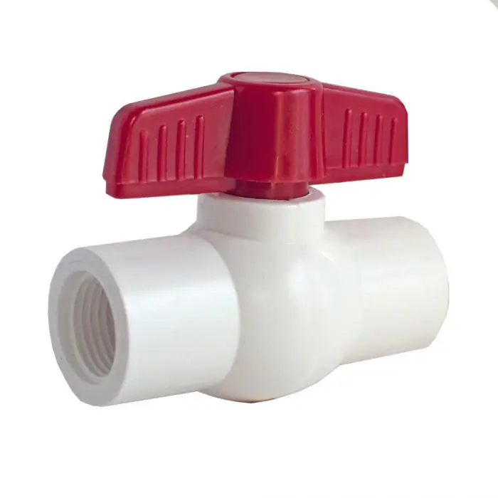 Weekend Sale Soval 401-040 - 4" PVC Threaded Socket Ball Valve - NSF