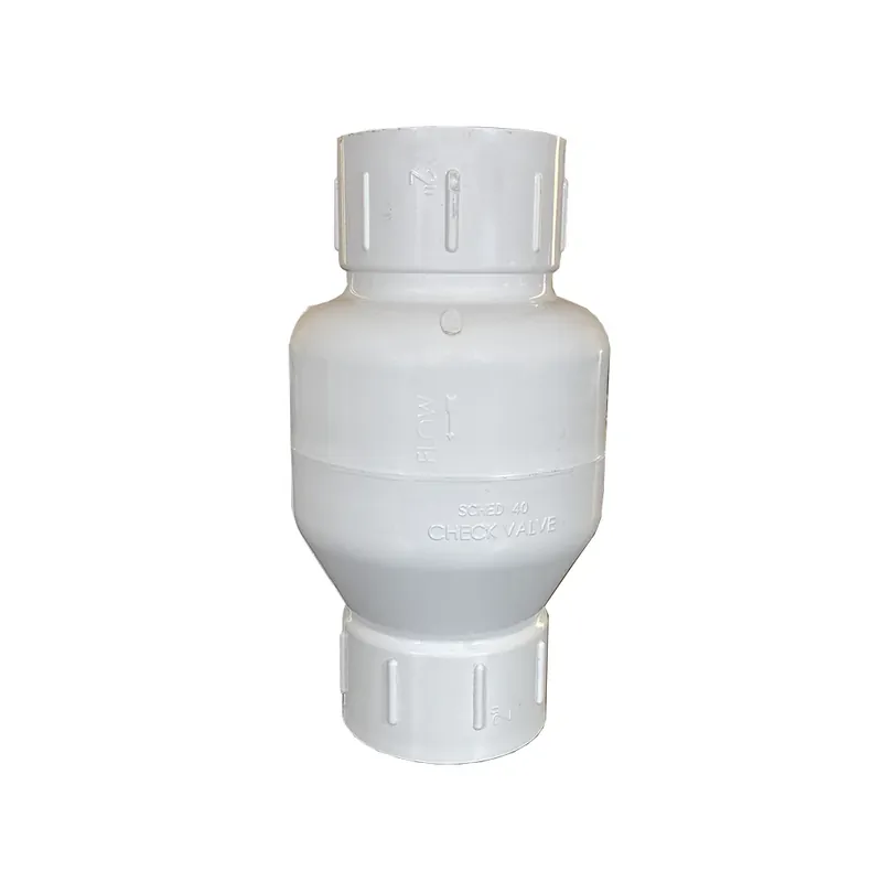Soval 500-1001-10 - 1" PVC Threaded Spring Check Valve Professional Grade