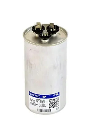 Trane CPT00670 Capacitor; Dual 55/5 Mfd 440v Round Without Resistor Place Order