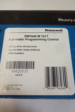 Buy Online Honeywell RM7840M1017 Programmer Control On/Off with LF Proven Purge