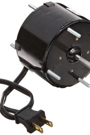 Premium Fasco D541 3.3 Frame Totally Enclosed Shaded Pole Motor, 1/100 HP, 1500 RPM, 115V, 60Hz, Replacement Motor