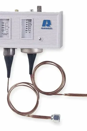 Bargain Ranco O12-4833 Dual Function Pressure Control 12 Inch Hg 50 psi Low 100 450 psi High SPST 24/240 V