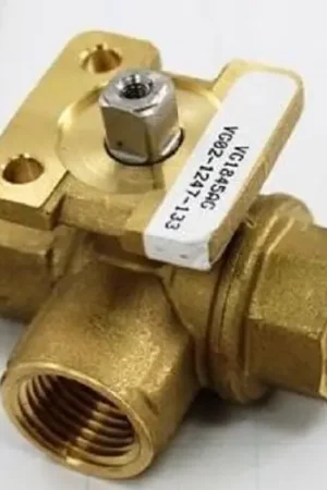 Today Only Johnson Controls VG1845AG+9A4AGA Three-Way Stainless Steel Trim Ball Valve Non-Spring Return Actuator 24V