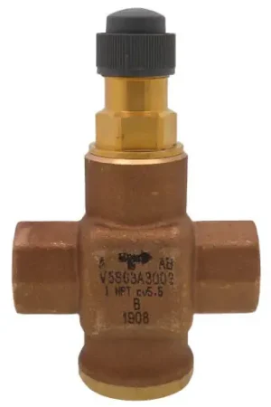 One Day Deal Honeywell V5863A3002 1 Inch Three-Way Valve 5.5 Cv
