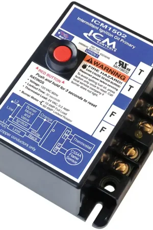 ICM Controls ICM1502 Intermittent Ignition Oil Primary Control with 30 Seconds Safety Timing - Replacement for Honeywell R8184G Series Don't Miss Out