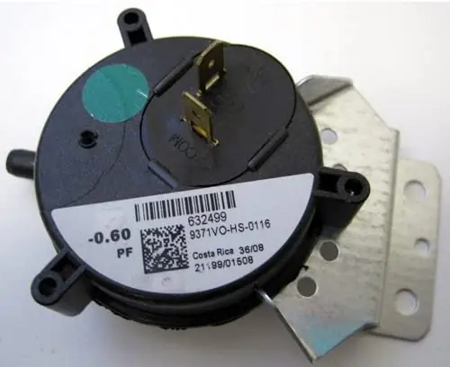 Fan Favorite Nortek Global HVAC 632499R -0.60WC SPST Pressure Switch