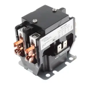 White Rodgers 90-249 2 Pole Contactor, Type 122, 208/240 VAC Coil, 40 Amp Contacts, 997 Ohms DC Resistance, 25 mA, replacement for 94-396 One Day Deal