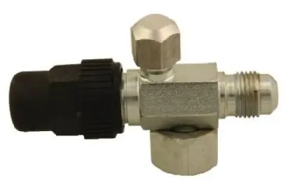 Fast Shipping Horiz. Rotolock valve, steel, top port 1/2"OD 1"-14