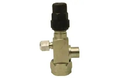 Trusted Brand Vert. Rotolock valve, steel, top port 1/2""OD 1"-14