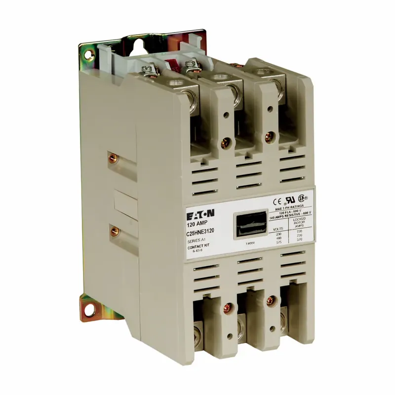 Eaton C25HNE3120A Definite Purpose Contactor 120A (Open with Metal Mounting Plate) Fast Shipping
