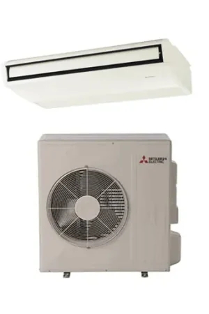 Time-Limited Mitsubishi P-Series 36000 BTU Ceiling Suspended Heat Pump Air Conditioning System - 19.1 SEER