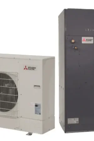 Deal Mitsubishi P-Series 42000 BTU Multi-Position Heat Pump Air Conditioning System - 18 SEER