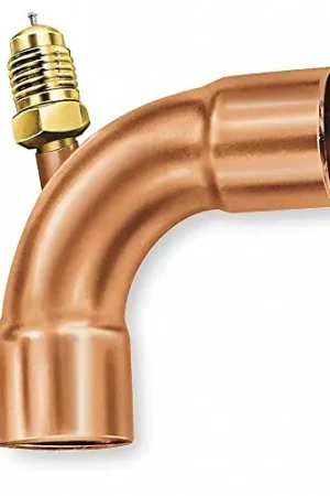 Best Choice CAI - JB INDUSTRIES A31164 1/4 Access Valve 90 Brass/Copper