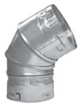 Metal-Fab 8M45 8 x 8 Inch 45 Degree Type B Gas Vent Elbow Place Order