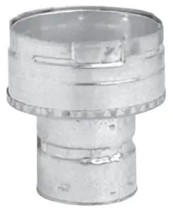Metal-Fab 3MIX5 Round Duct Increaser 3 x 5 in G90 Galvanized Steel Casing In Demand