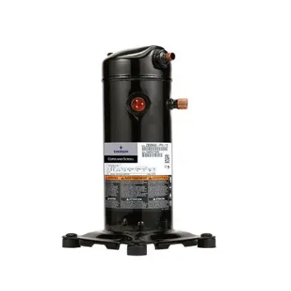 Copeland ZF08K4E-PFV-931 Scroll Compressor 8,470 BTU @ -25 Degrees R407A 208/230 Free Returns