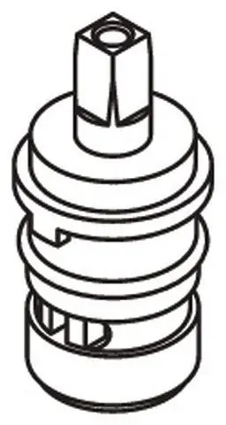Moen 52001 Cold Ceramic Disc Cartridge Brass Shell Price Drop