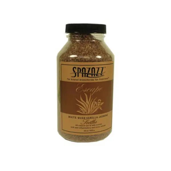 Grab Now Fragrance, Spazazz, Crystals, White Musk Vanilla Jasmine 22oz Jar : SZ110