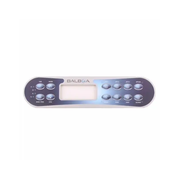 Overlay, Spaside, Balboa ML900, Oblong, 12-Button, Pump1-Pump2-Pump3-Blower : 40026 Popular