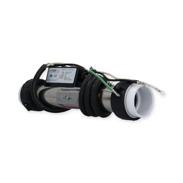 Save Now Heater Assembly, Arctic Spas, Titanium, 5.5kW, 230V, 2" x 12"Long, w/Box, 48" cord with 5 wire, Tailpieces : C2550-0103TT