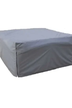 Time-Limited Spa Protective Winter Cover, 0.5 mm Thick, Gray, Long Skirt, 8' x 8' x 36" : SCC-201-8