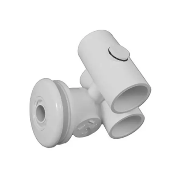 Jet Assembly, HydroAir Micro-Jet, Tee Body, 1"S Water x 1"S Air, White : 10-5200 Best Seller