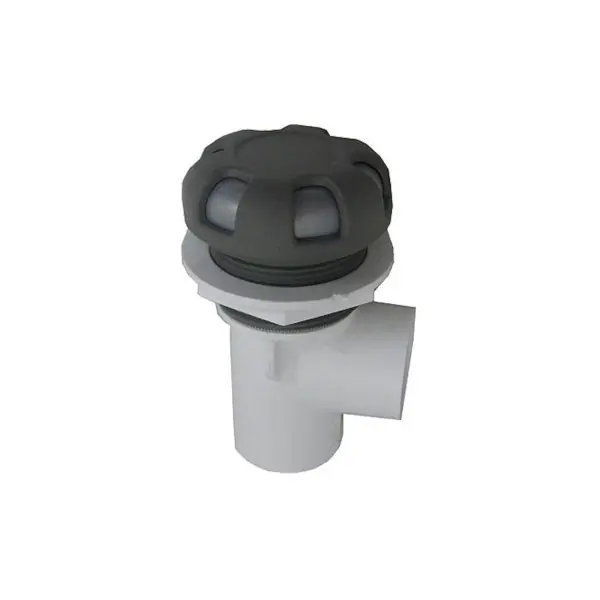 One Day Deal Diverter Valve, Waterway, 1-Port, 1" Horizontal, Top Access, 6-Spoke, Silver-Gray/Black : 600-3159DSG-1