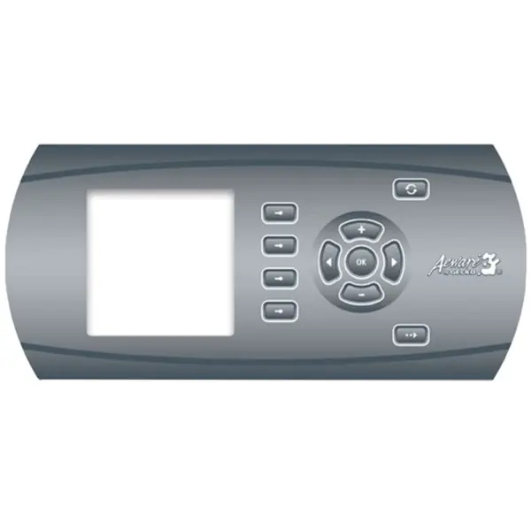 Overlay, Spaside, Gecko IN.K600-GF-AE1, 11 Button, LCD, : 9916-101381 Instant Buy