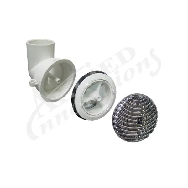 Suction Cover, Classic Round, 1-1/2" w/Tubing : SUC-S-CP Best Choice