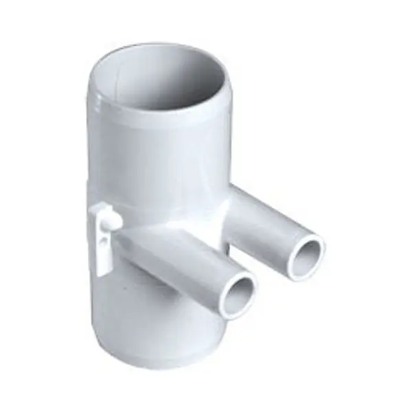 Discount Manifold, PVC, Waterway ShurGrip II, 2”SHR x 2”SHR x 2 3/4” SB Ports : 672-7500