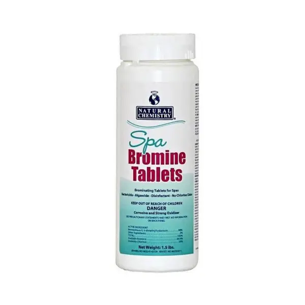 Direct From Factory Water Care, Natural Chemistry, Bromine Tabs, 1.54lb : 04109