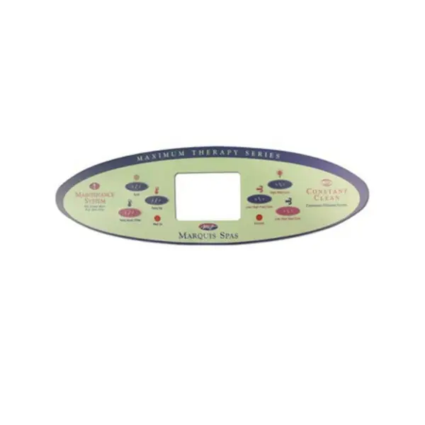 Crafted Overlay, Spaside, Marquis Balboa MTS97 1998, Serial Standard, Oval, 6-Button, Soak-Light, Up-Jets1 Front Zone: 650-0447