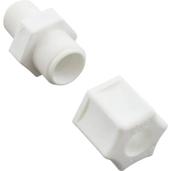 Flash Sale Compression Fitting, Generic, 1/4"mpt x 3/8" Tube, Plastic :
