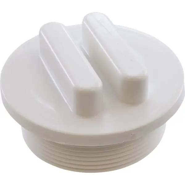 Top Pick Plug, Praher ABS Side Mount Valves, 2"mpt, White : E-19-S2