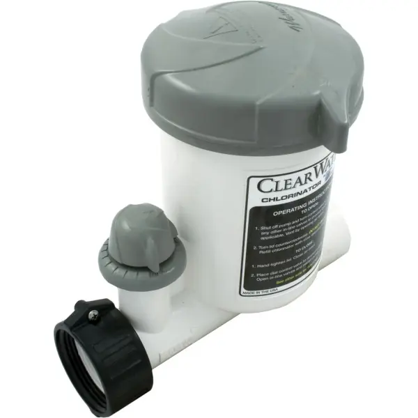 Trusted Brand Tablet Feeder, Waterway, In-Line, Above Ground, White : CAG004-W