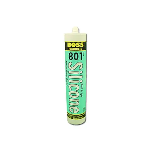 Fast Shipping Plumbing Supply, Neutral Cure Silicone Adhesive, Clear, Standard Caulk Gun Cartridge : 801