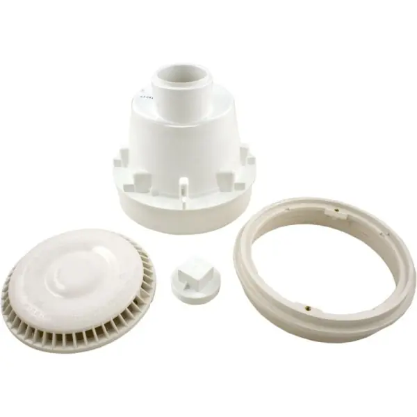 Main Drain, WW Anti Vortex, 8" Rnd, Gun, 2"s, Bottom, White : 640-2920 V Secure Checkout