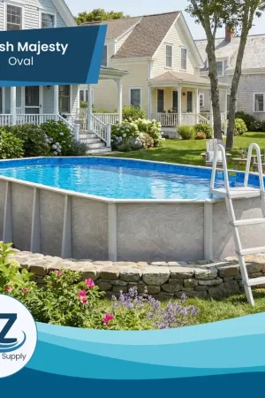 Discount Marsh Majesty Oval Resin Above Ground Pool Package